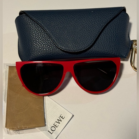 Loewe Women’s Red Sunglasses - Picture 3 of 8
